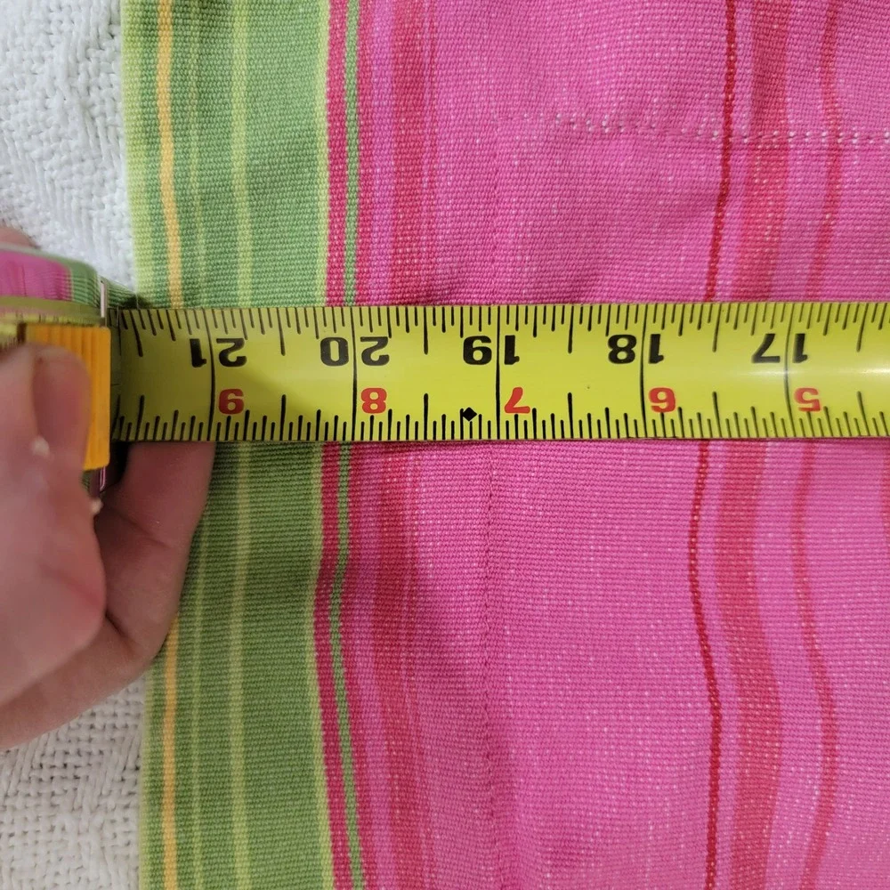PB Teen Duvet Set Rainbow Stripe Duvet Cover‎ Pillowcase Cotton Twin Dopamine